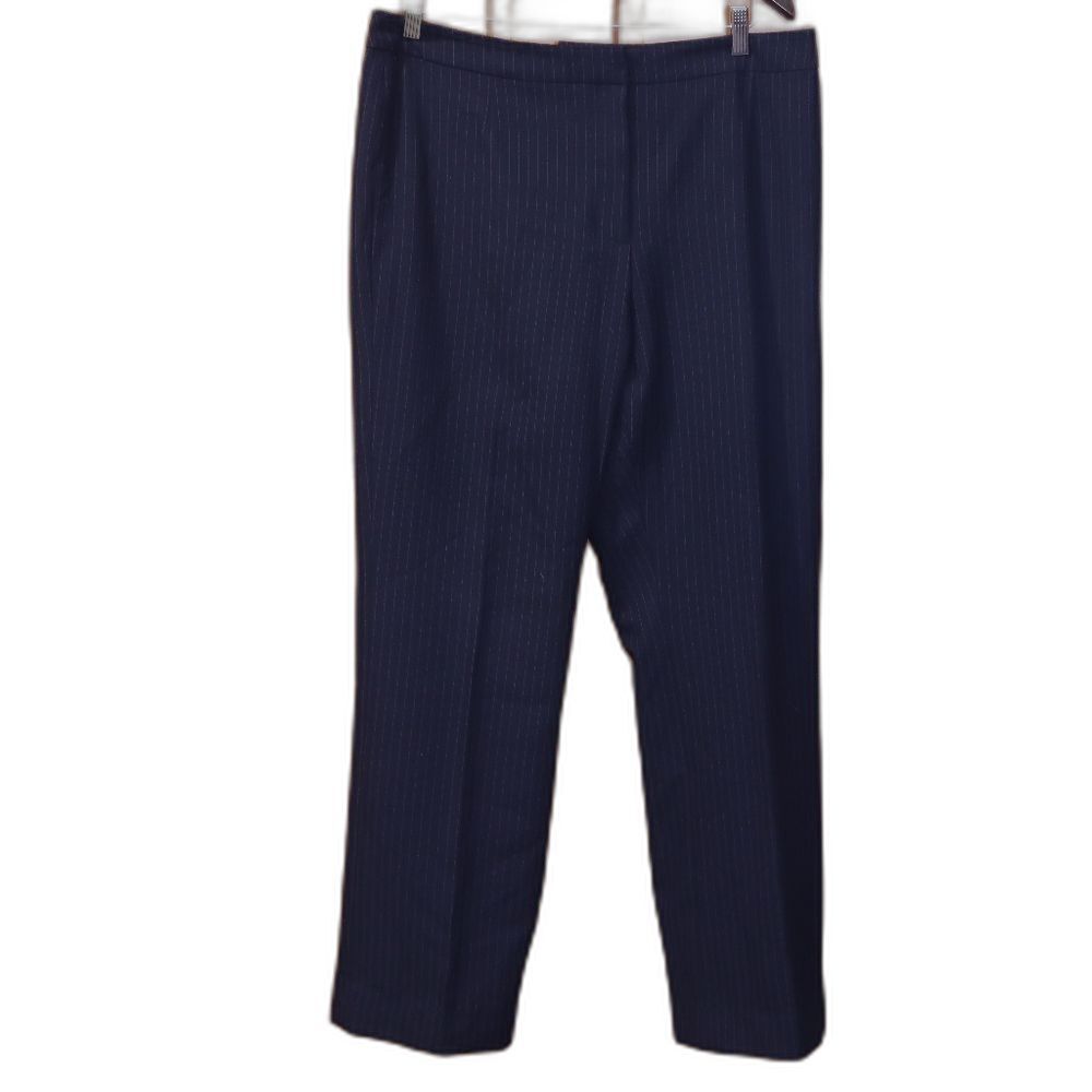 Le Suit Dark Pinstripe Women's Trousers 12